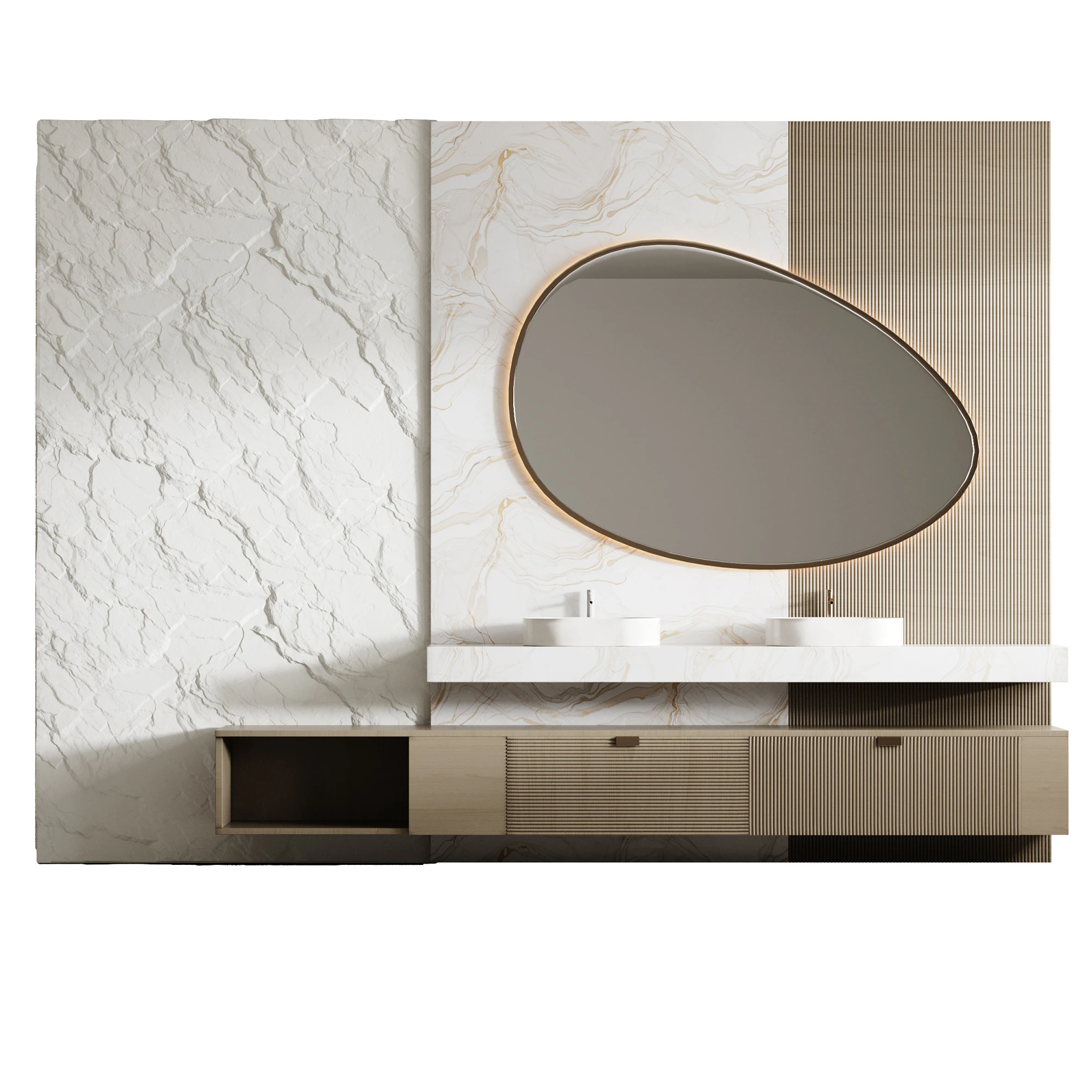 Bathroom furniture 23 3D Model .c4d .max .obj .3ds .fbx .stl .blend 