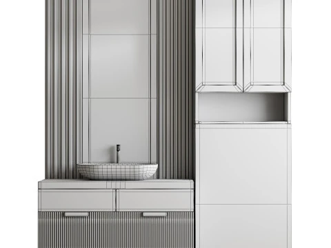 बाथरूम फर्नीचर 24 3D मॉडल