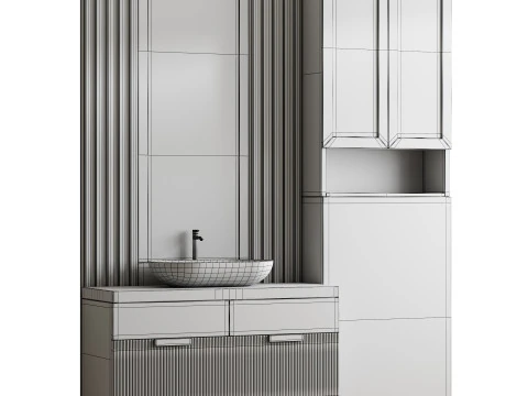 बाथरूम फर्नीचर 24 3D मॉडल