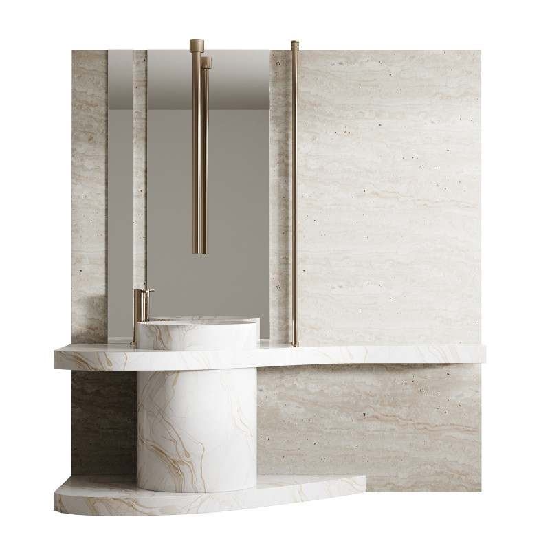 Bathroom furniture 26 3D Модель .c4d .max .obj .3ds .fbx .stl .blend