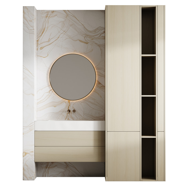 Bathroom furniture 28 Modelo 3D .c4d .max .obj .3ds .fbx .stl .blend