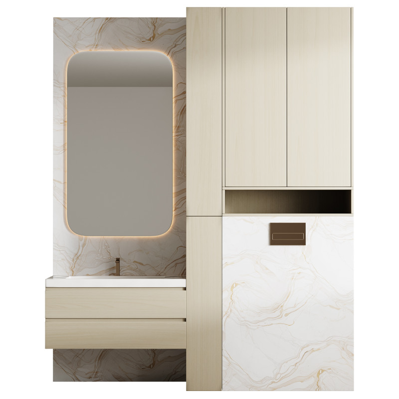 Bathroom furniture 29 Modelo 3D .c4d .max .obj .3ds .fbx .stl .blend