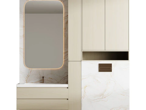 Perabotan kamar mandi 29 Model 3D