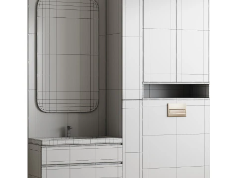 Bathroom furniture 29 3D Model