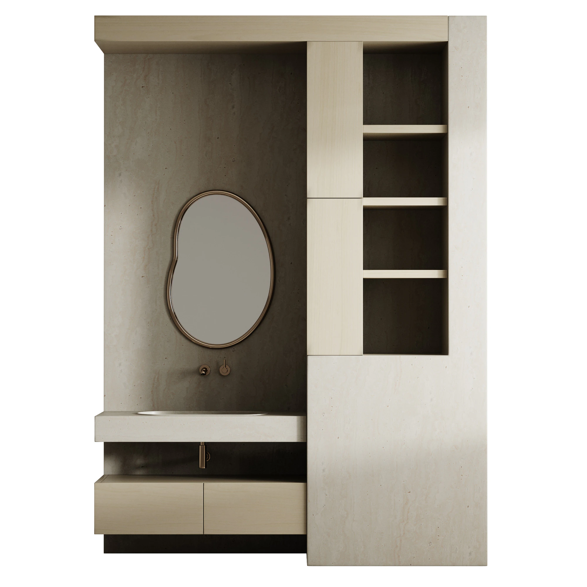 Bathroom furniture 30 3D Model .c4d .max .obj .3ds .fbx .stl .blend 