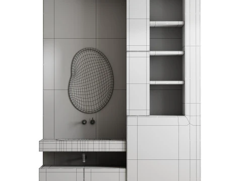 Bathroom furniture 30 3D Model