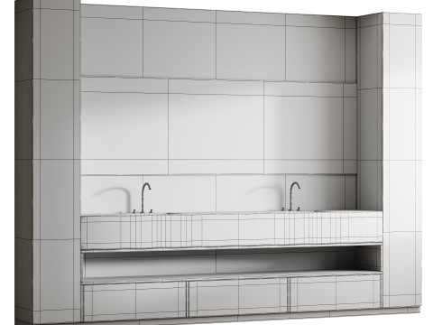 Bathroom furniture 31 3D 模型