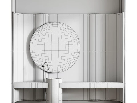 Bathroom furniture 32 3D Model