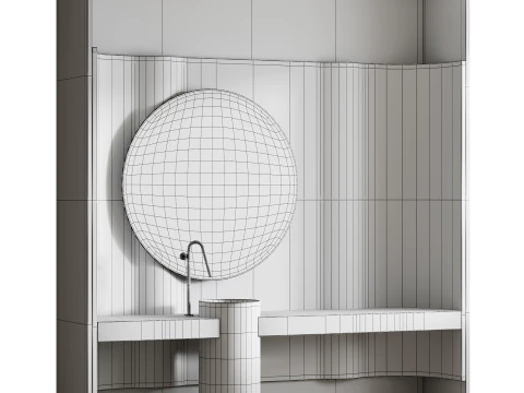 Bathroom furniture 32 3D Model