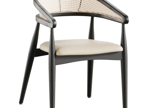 Belen Naturel Chair 3D Model