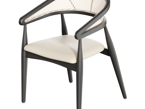 Belen Naturel Chair 3D Модель