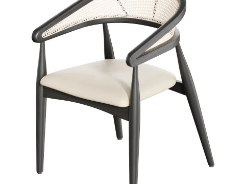 Belen Naturel Chair 3D Model