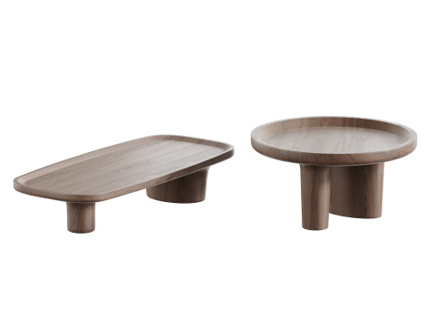 Coffee tables MOKUME 3Dモデル