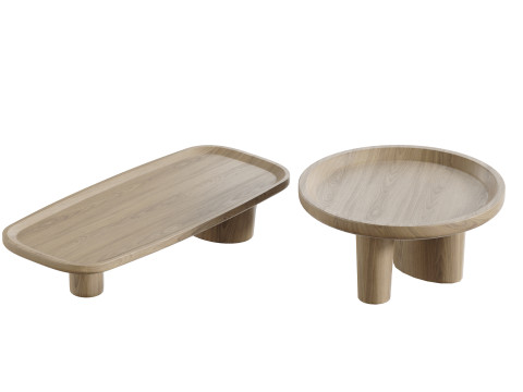 Coffee tables MOKUME 3Dモデル