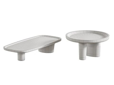 Couchtische MOKUME 3D Modell