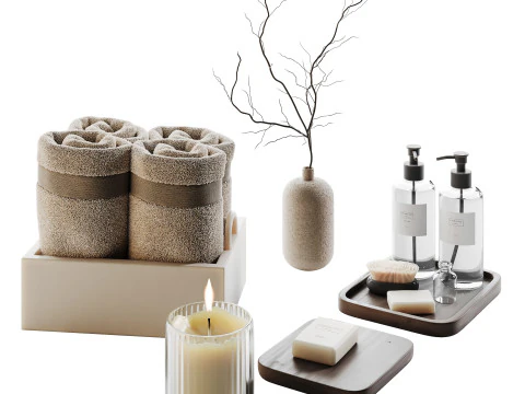 Decorative SET 010 3D Model