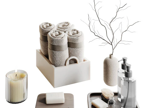 Decorative SET 010 3D Model
