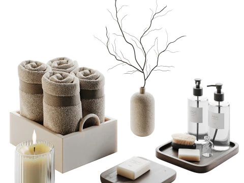Decorative SET 010 3D Model
