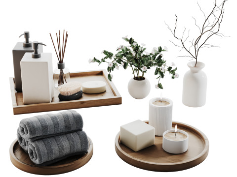 Decorative Set 011 3D Модель