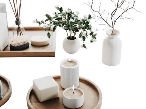 Decorative Set 011 3D Model