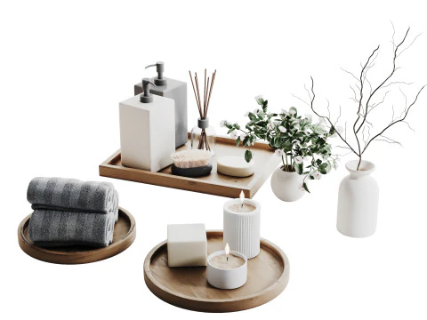 Decorative Set 011 3D Model