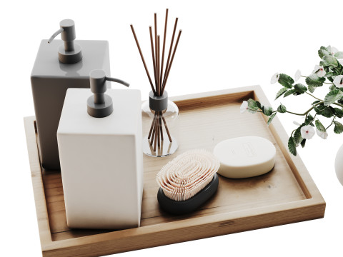 Decorative Set 011 3D-Modell