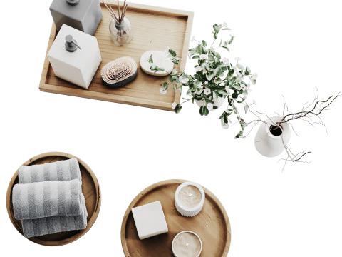 Decorative Set 011 3D Model