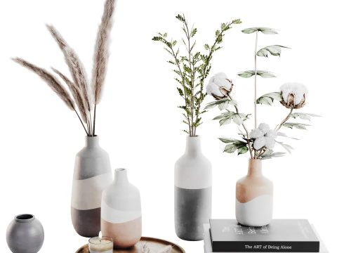 Decorative Set 014 3D Model