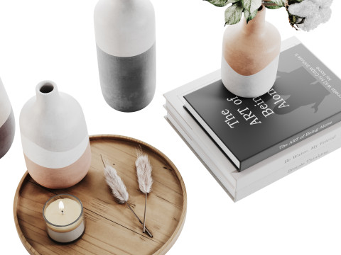Decorative Set 014 3D-Modell
