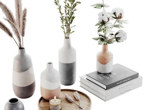 Decorative Set 014 3D Model