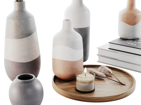 Decorative Set 014 3D Model