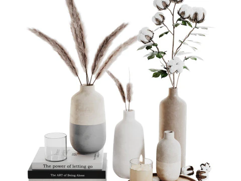 Декоративний набір 017 3D Модель