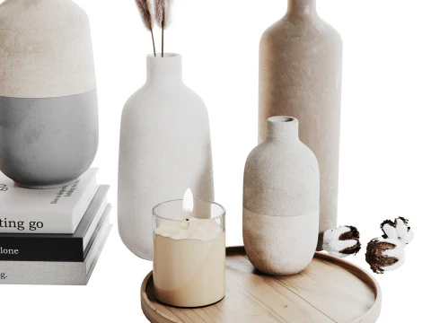 Декоративний набір 017 3D Модель