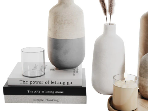 Декоративний набір 017 3D Модель