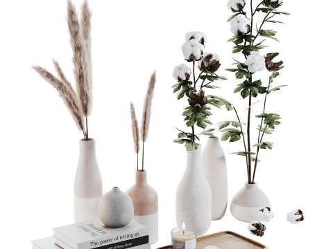 Decorative Set 017 3D 模型