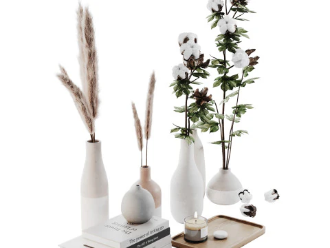 Decorative Set 017 3D Model