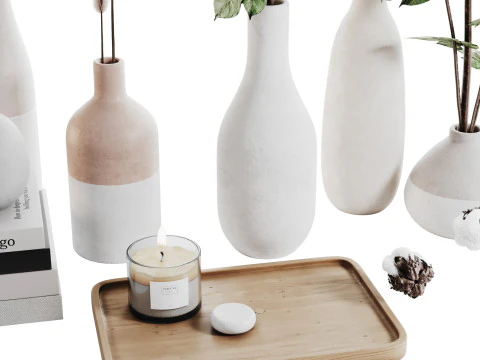 Decorative Set 017 3D Model