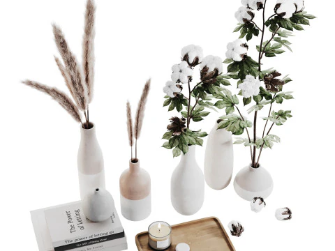 Decorative Set 017 3D Model