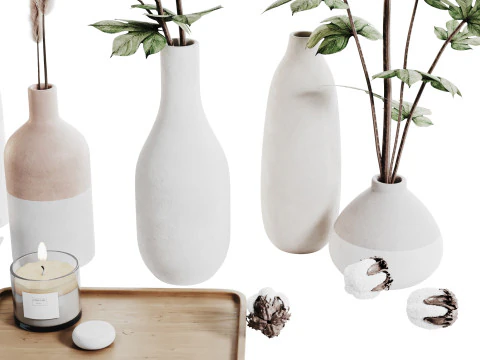 Decorative Set 017 3D Model