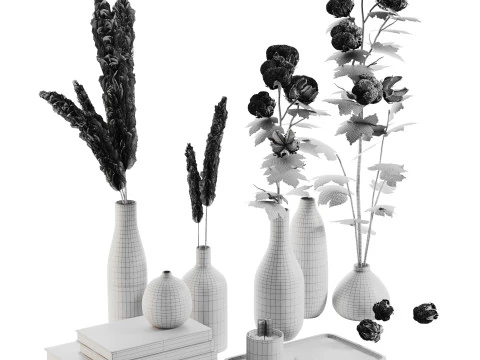 Decorative Set 017 3D Model