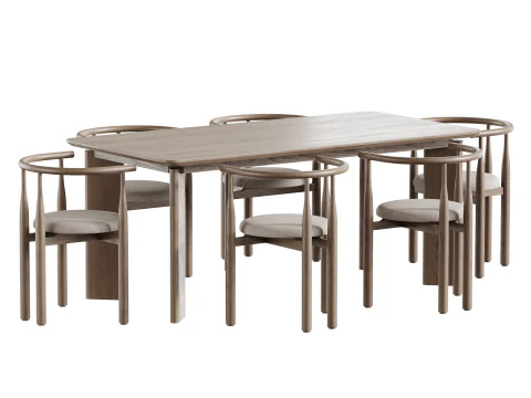 Dining table Ando 3D Model