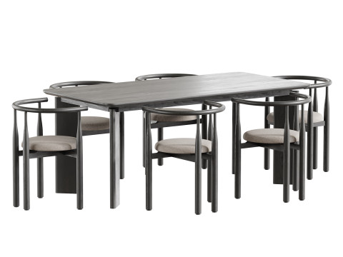 Dining table Ando 3D-Modell