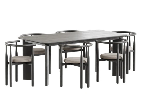 Dining table Ando 3D Model