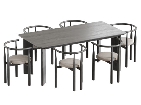 Dining table Ando 3D-Modell