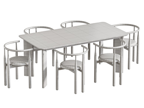 Dining table Ando 3D-Modell
