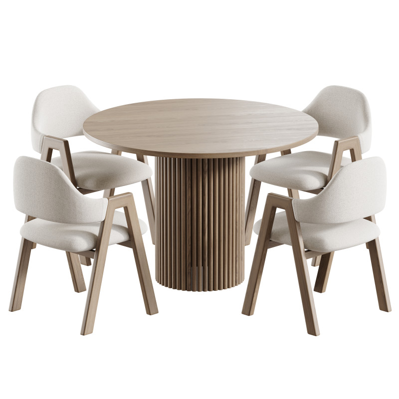 Dining table BAKERGO Modelo 3D .c4d .max .obj .3ds .fbx .stl .blend