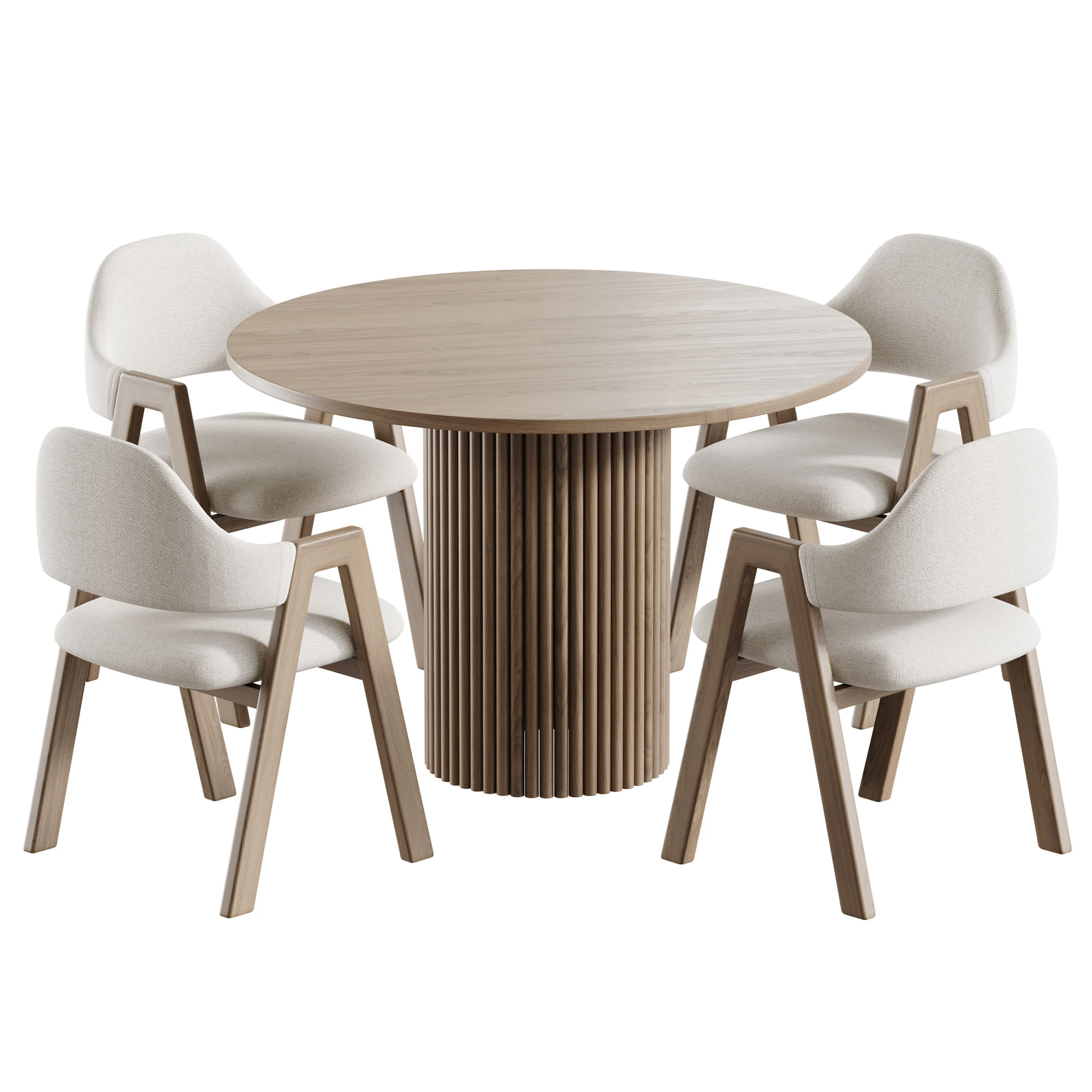 डाइनिंग टेबल बेकरगो 3D मॉडल .c4d .max .obj .3ds .fbx .stl .blend 