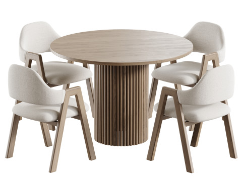 Dining table BAKERGO 3D Model