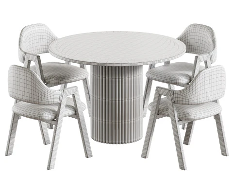 डाइनिंग टेबल बेकरगो 3D मॉडल