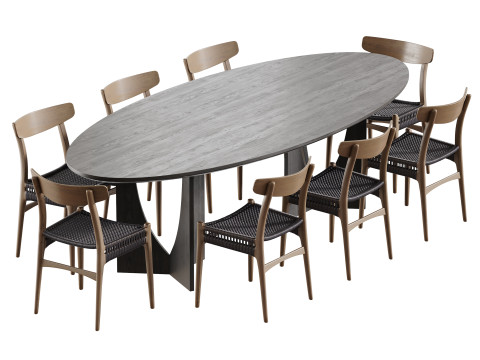 Dining table BRISBANE 3D 모델